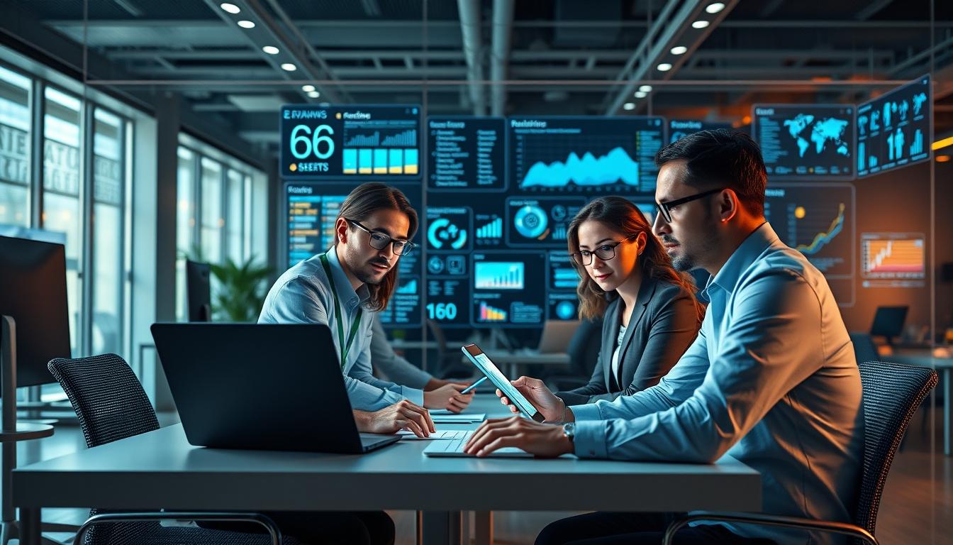 Business data analysis and visualization systems